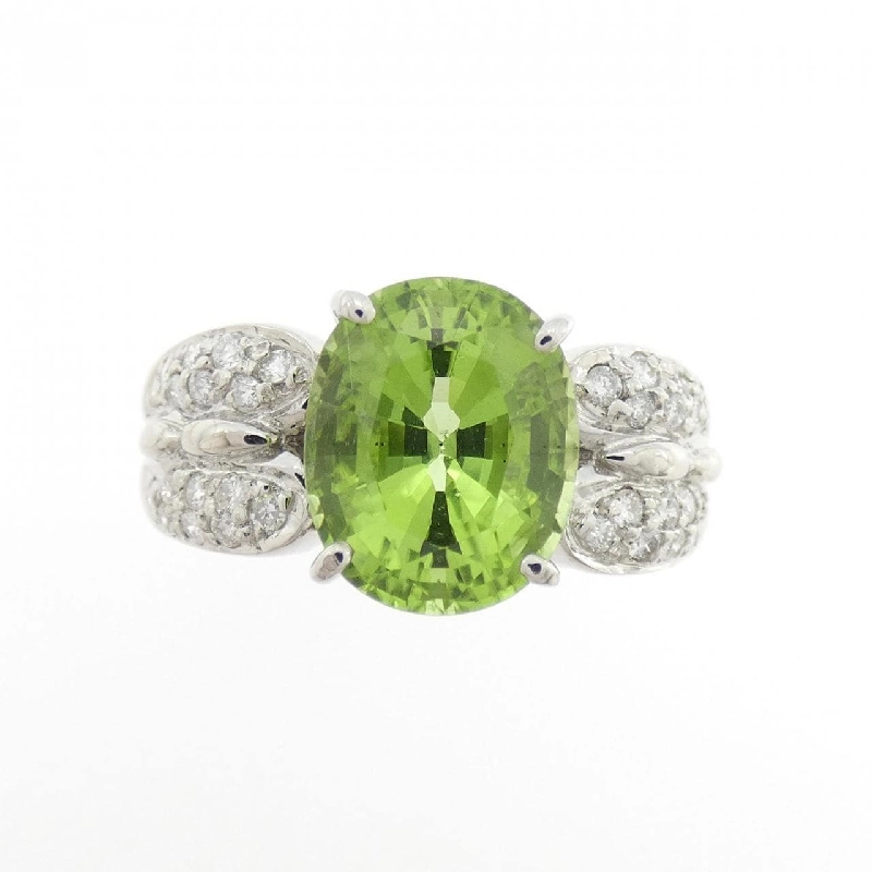 Nhẫn Peridot 750WG 3.65CT 666935