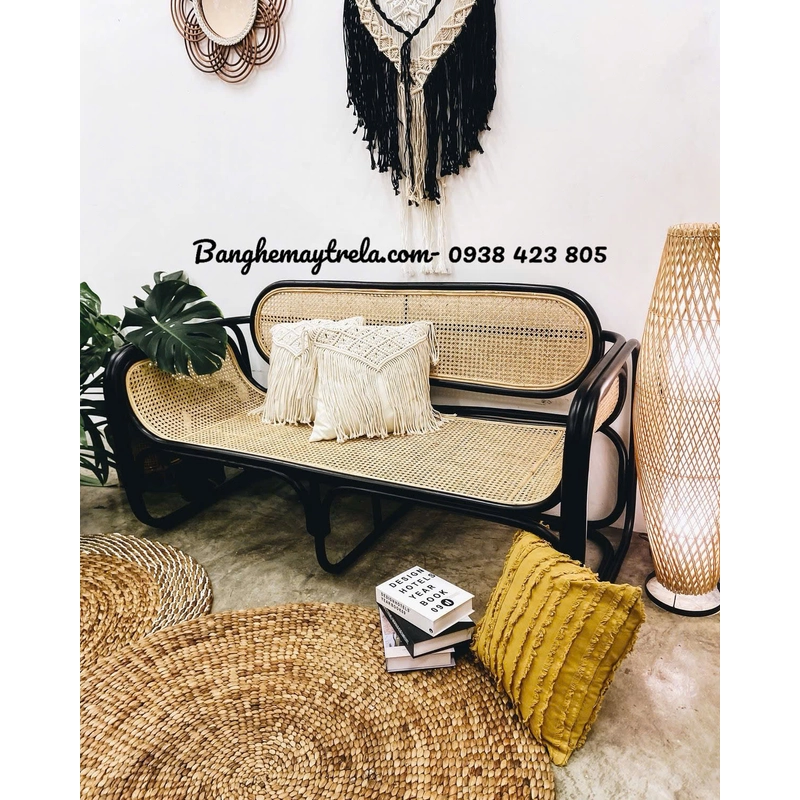 Ghế sofa mây vuông lưới mắt cáo 445808