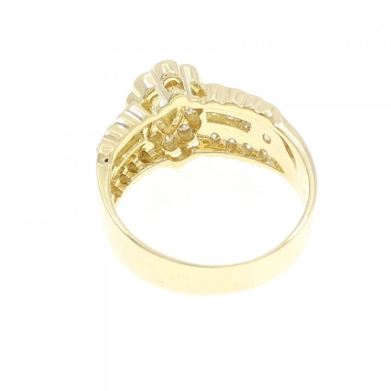 Nhẫn kim cương K18YG 0.14CT 671037