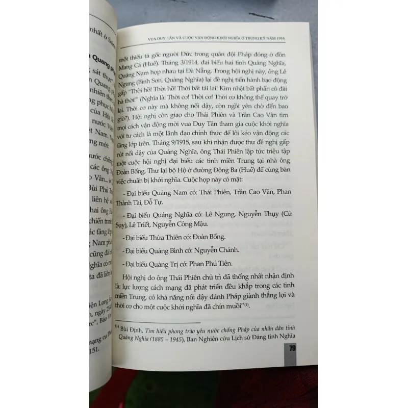 VUA DUY TÂN VÀ CUỘC VẬN ĐỘNG KHỞI NGHĨA Ở TRUNG KỲ NĂM 1916 - CB: PGS.TS. ĐỖ BANG 711973