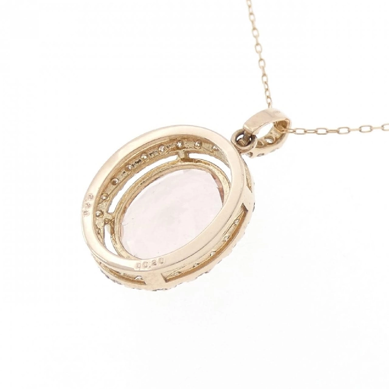 K18PG Morganite Necklace 2.26CT - Hàng hiệu Authentic 862412