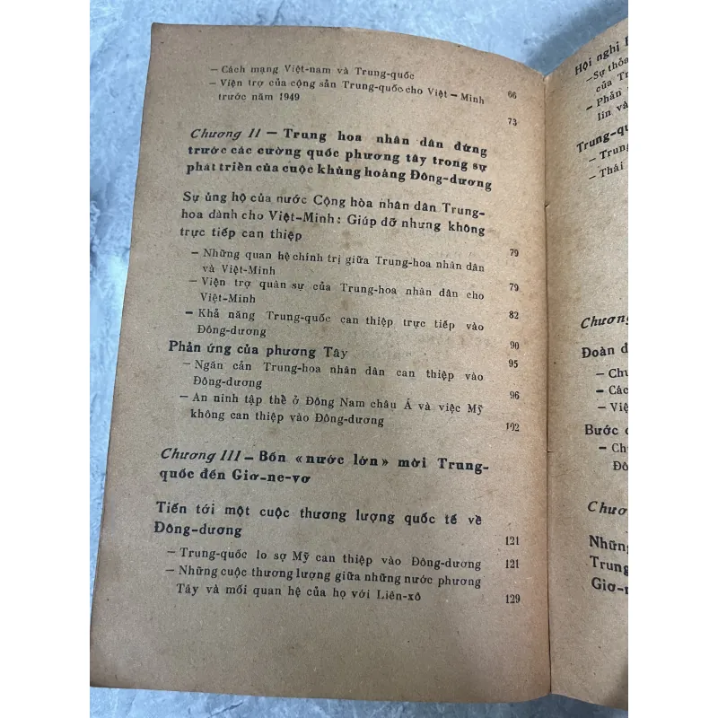 TRUNG QUỐC VÀ VIỆC GIẢI QUYẾT CUỘC CHIẾN TRANH ĐÔNG DƯƠNG LẦN THỨ I - PHRĂNG XOA GIOAY Ô 785141