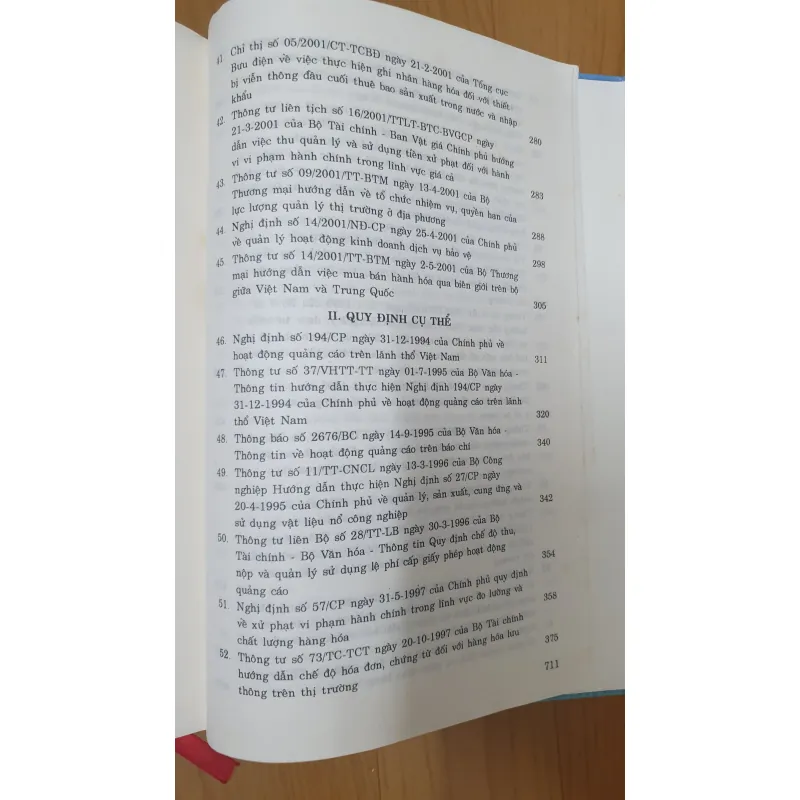 VĂN BẢN PHÁP LUẬT VỀ THỊ TRƯỜNG  756477