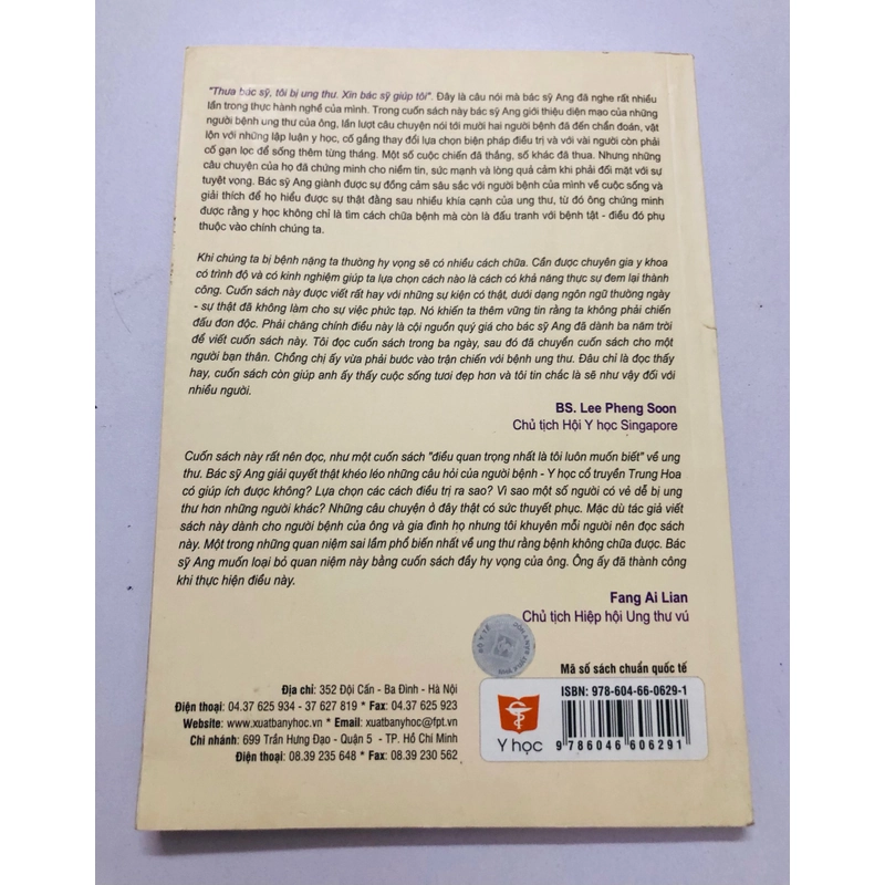 THƯA BÁC SỸ, TÔI BỊ UNG THƯ XIN BÁC SỸ GIÚP TÔI (sách dịch) 363338