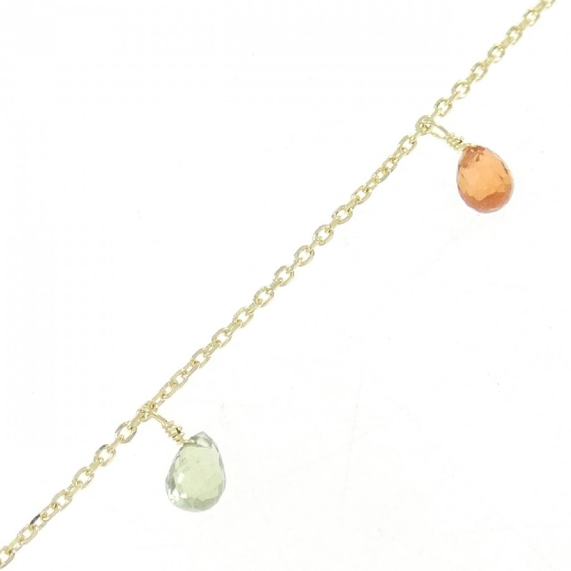 K18YG Sapphire Necklace 6.20CT - Hàng hiệu Authentic 862478