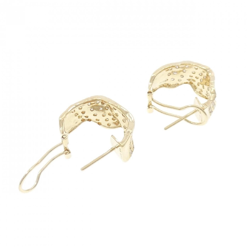 K18YG Bông tai kim cương 1.00CT - Hàng hiệu Chính hãng 865369