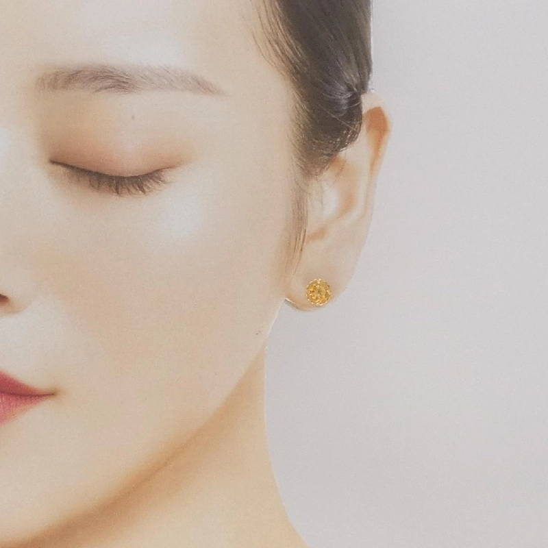 K18YG Citrine Bông tai - Hàng hiệu Chính hãng 866785