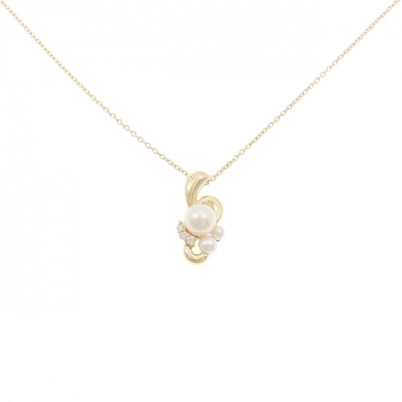 K18YG Ngọc trai Akoya Dây chuyền - Hàng hiệu Chính hãng 857780