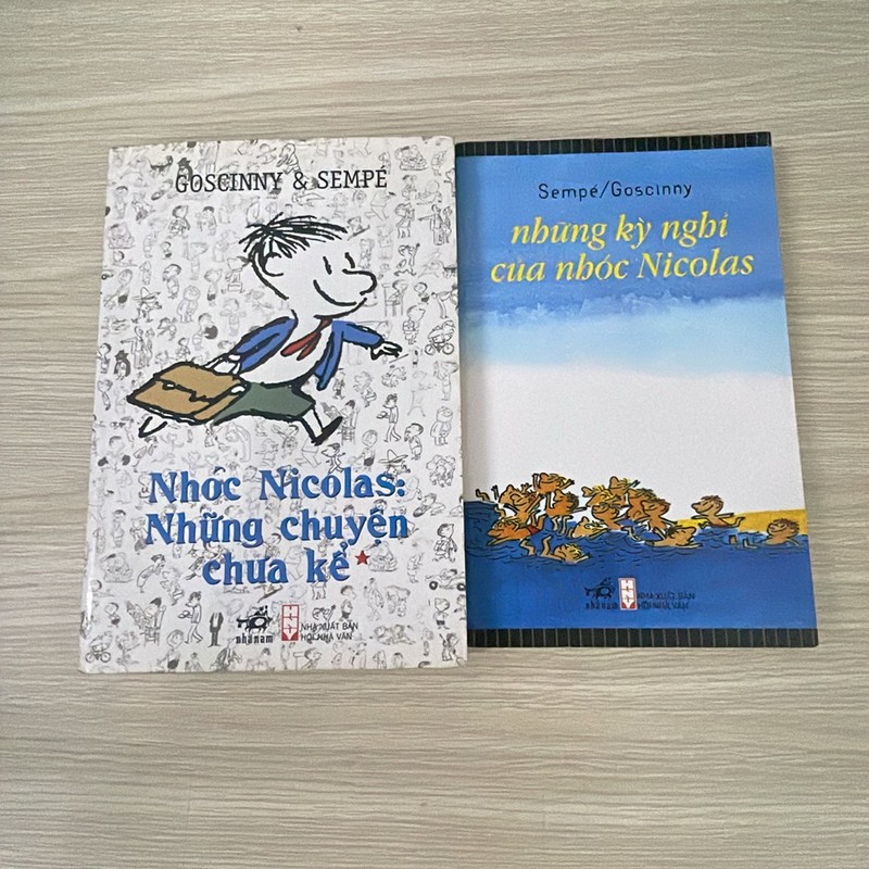 Combo 2 truyện Nhóc Nicolas Những chuyện chưa kể và Những kỳ nghỉ của nhóc Nicolas 178614