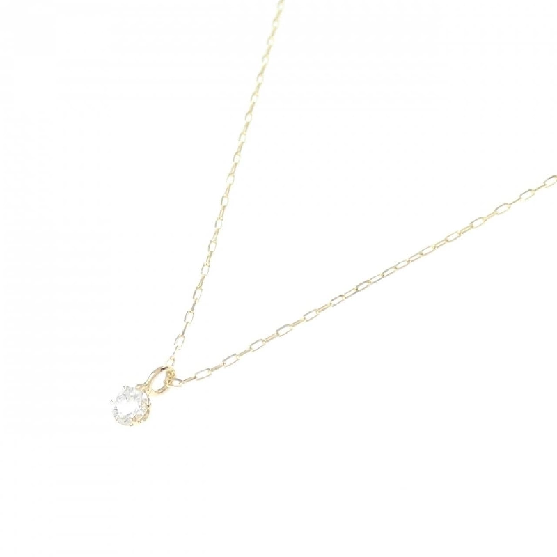 K18YG Solitaire Dây chuyền kim cương 0.05CT - Hàng hiệu Chính hãng 868617