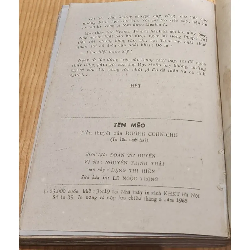 Tiểu thuyết trinh thám cổ điển: TÊN MẼO 788809