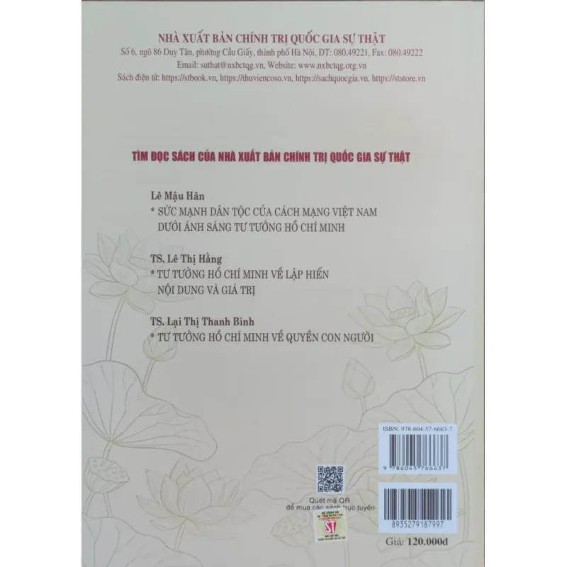 Giá trị và sự vận dụng, phát triển Tư tưởng Hồ Chí Minh 1046326
