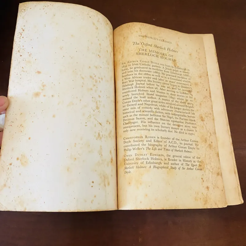 The memoirs of Sherlock holmes  975879