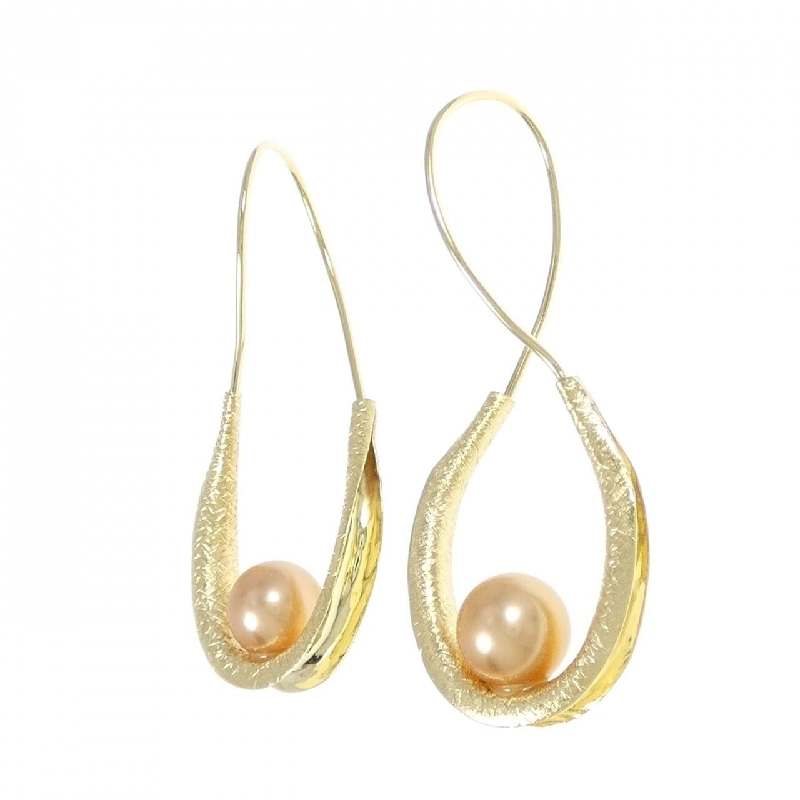 K18YG Bạch Ngọc Trai Bông Tai 9.2mm - Hàng hiệu Chính Hãng 868711