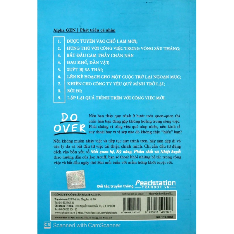 Nhảy Việc Hay Thay Đổi Chính Mình - Jon Acuff 137995