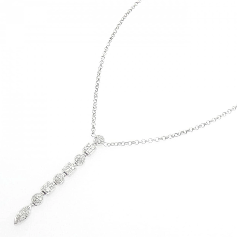 K18WG Dây chuyền kim cương - Hàng hiệu Chính hãng 862979