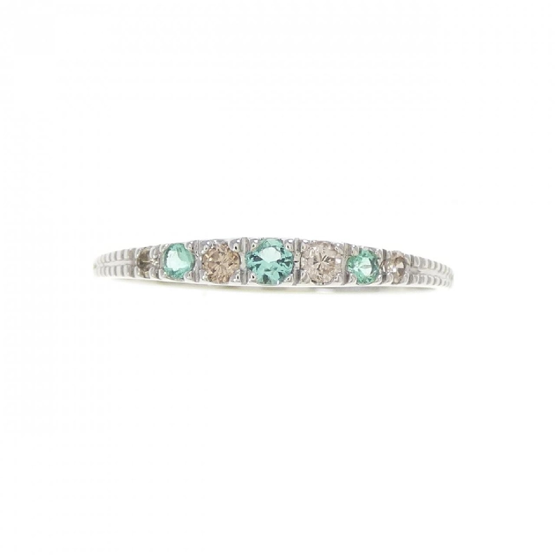 Nhẫn Emerald PT950 0.10CT 666503