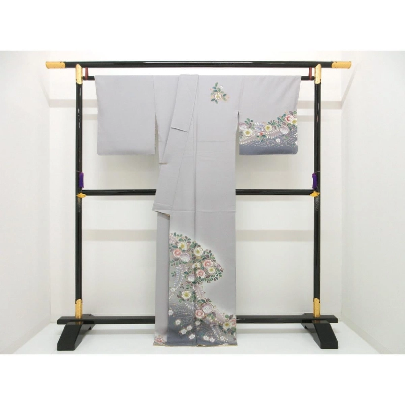 Kimono thăm viếng chế tác vàng Yūzen - Hàng hiệu Authentic 877425