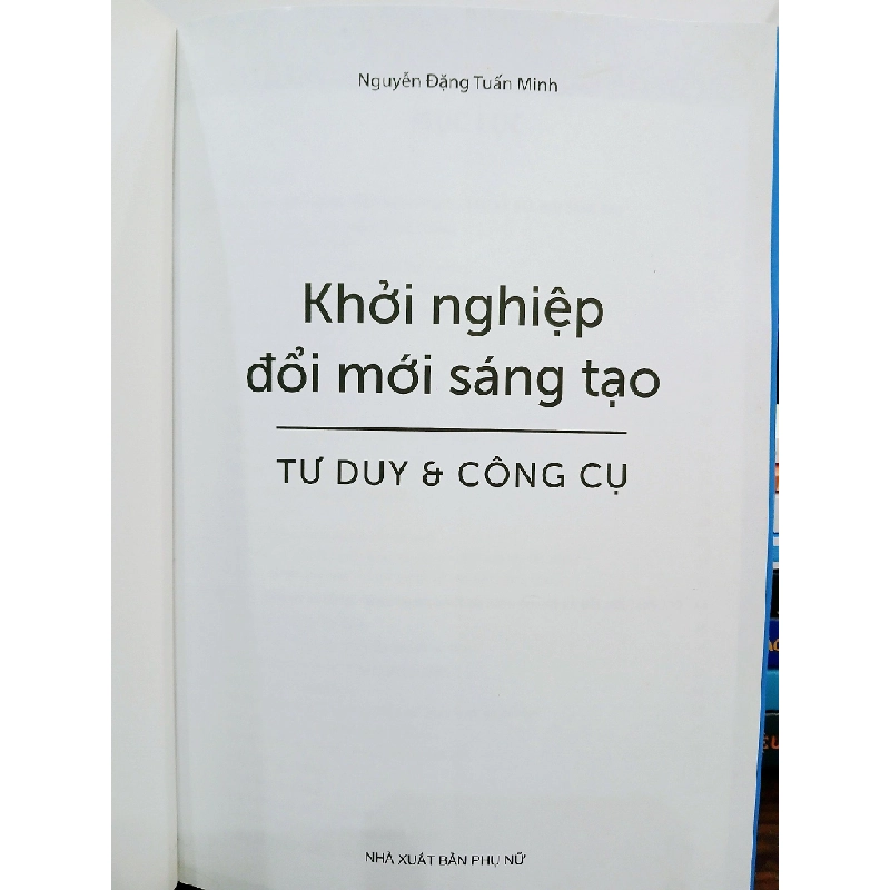 Khởi nghiệp đổi mới sáng tạo - Tư duy & công cụ – Nguyễn Đặng Tuấn Minh 551986