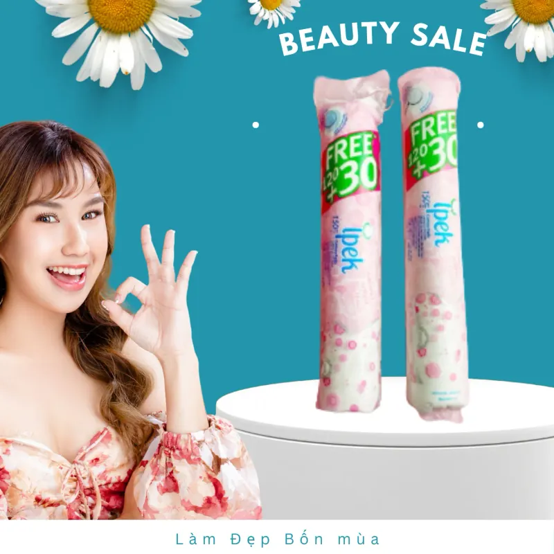 Bông Tẩy Trang Ipek Klalsik Cotton Pads chính hãng nguyên tem 174639