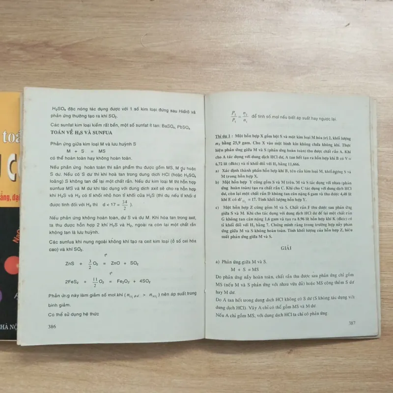 Hai quyển Phương Pháp Giải Toán Hóa Học - Năm 1999 925804