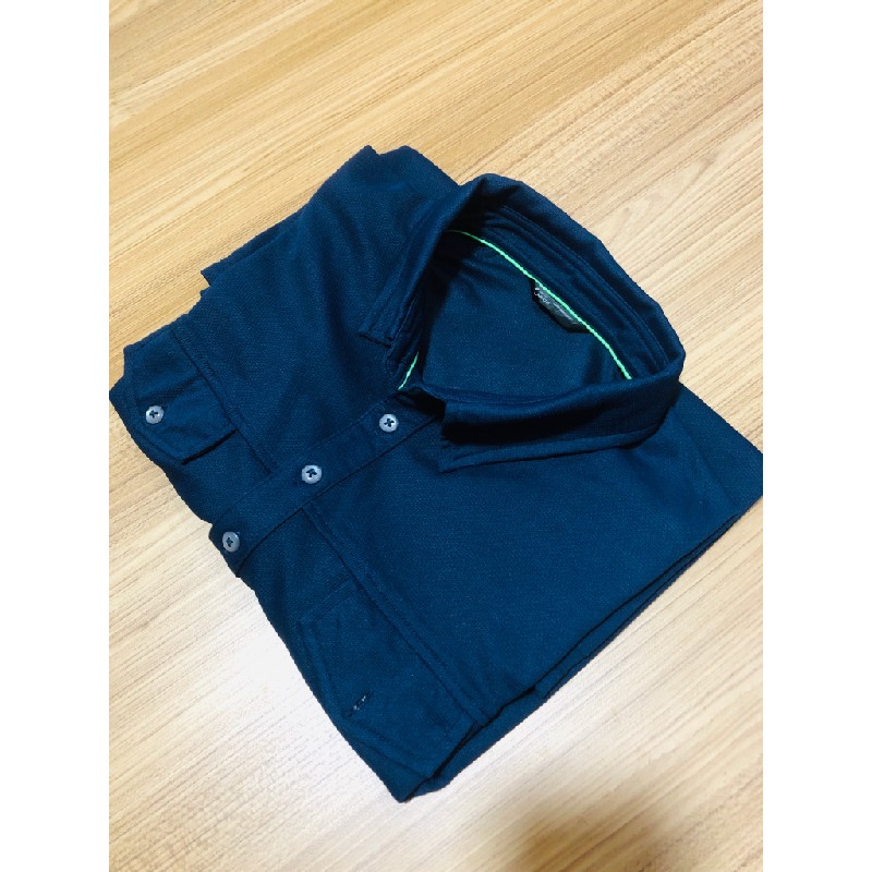 Áo Polo Nhật Uniqlo size L màu xanh than 17742