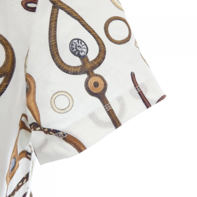 Áo thun HERMES PANOPLIE TOUT CUIR JERSEY 4E4632DN - Hàng hiệu Chính hãng 823347