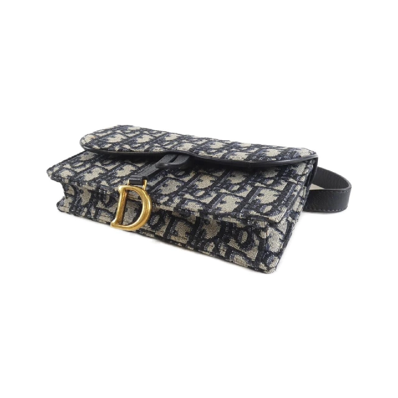 Túi đeo hông Christian Dior Dior Oblique Saddle Belt Pouch S5619CTZQ - Hàng hiệu Chính hãng 763924