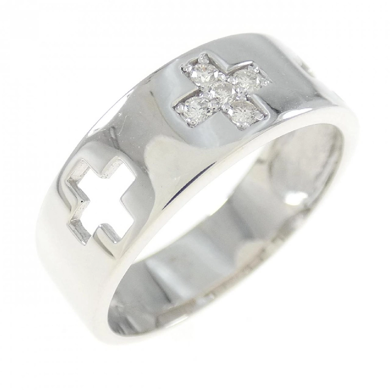 Nhẫn kim cương K18WG 0.06CT 672982