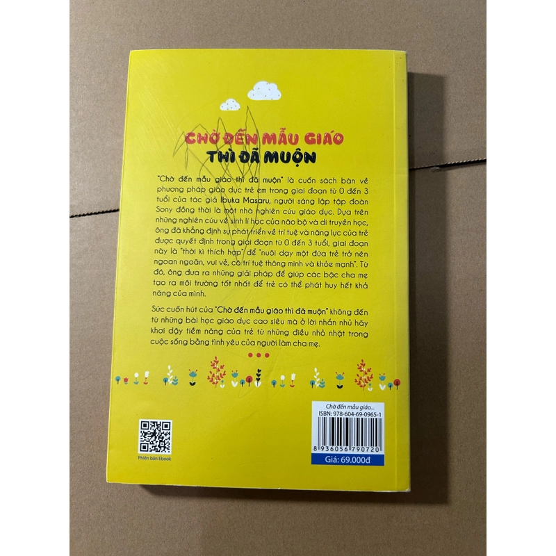 Chờ đến mẫu giáo thì đã muộn 536325