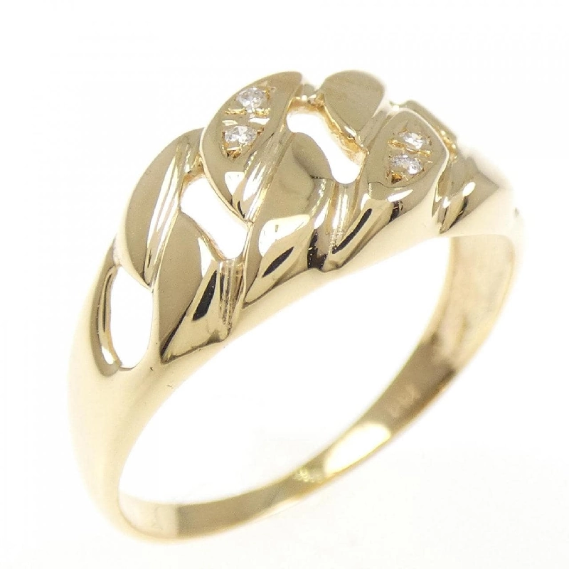 Nhẫn kim cương K18YG 665355