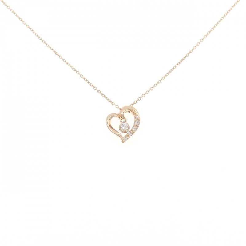 Dây chuyền kim cương hình trái tim 4゜C - Hàng hiệu Authentic 842368