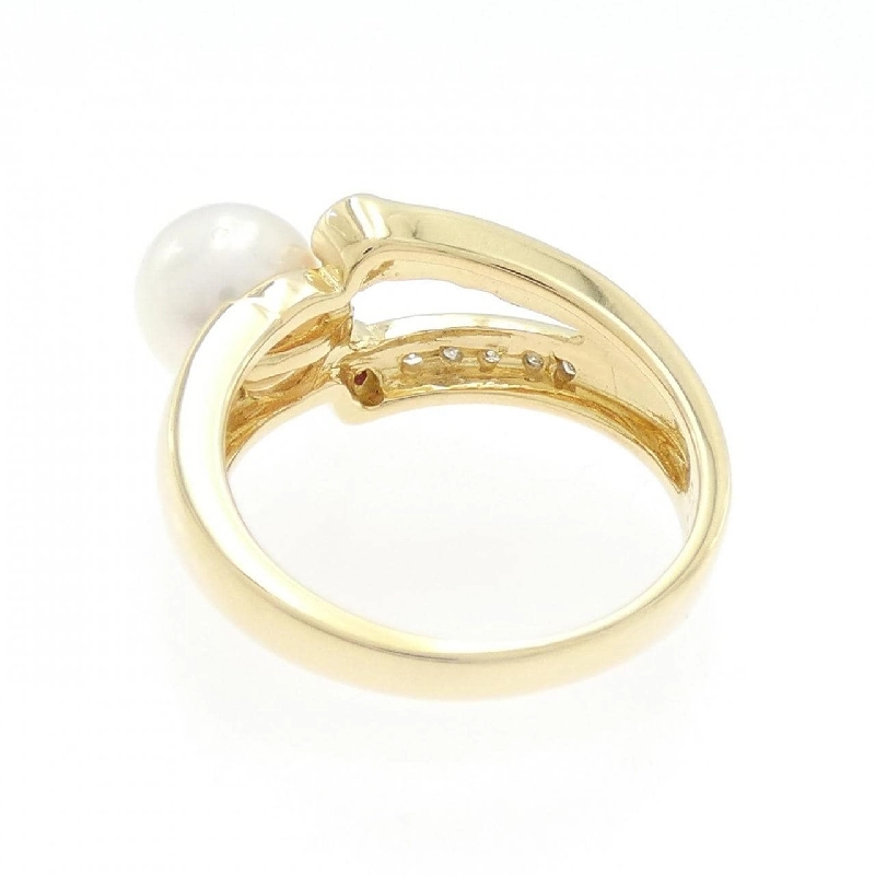 Nhẫn ngọc trai Akoya K18YG 7.3mm 669479