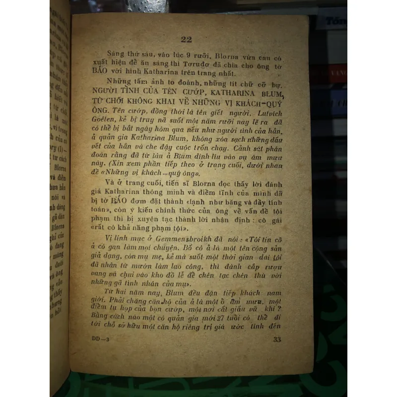 Danh dự đã mất của Katharina Blum - Heinrich Böll 787791