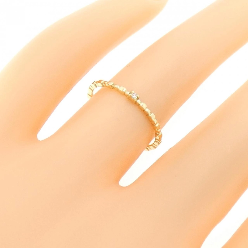 Nhẫn kim cương K18YG 672812