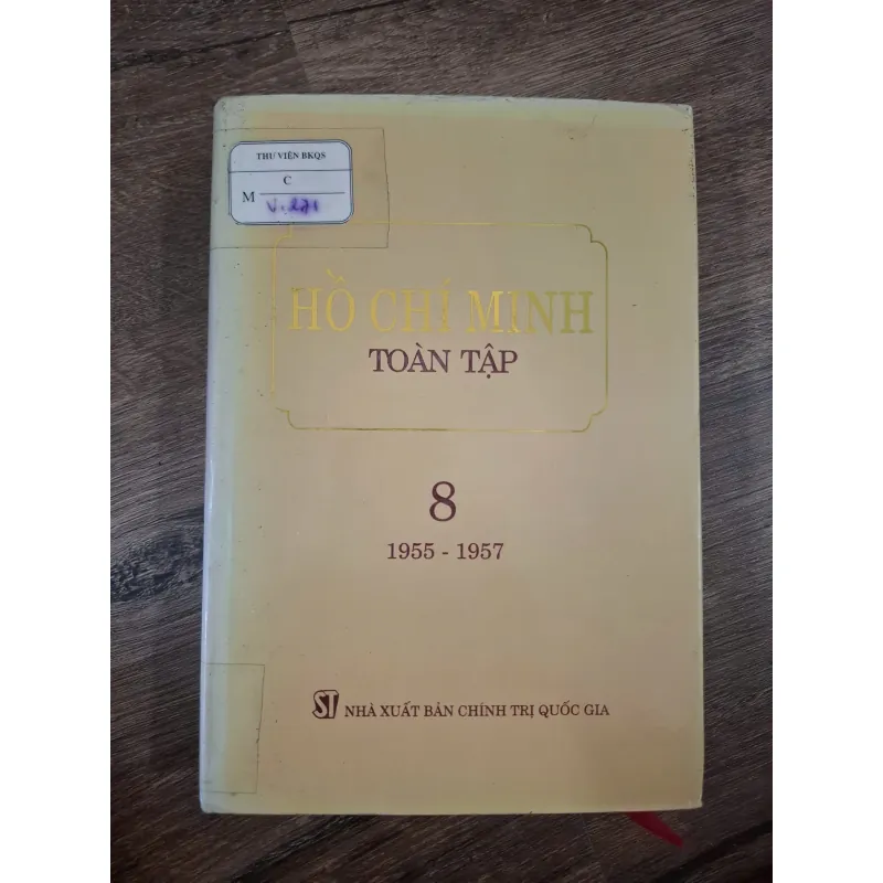 Hồ Chí Minh Toàn Tập - Tập 8 (1955 - 1957) - Hồ Chí Minh - Tuyển tập 727815