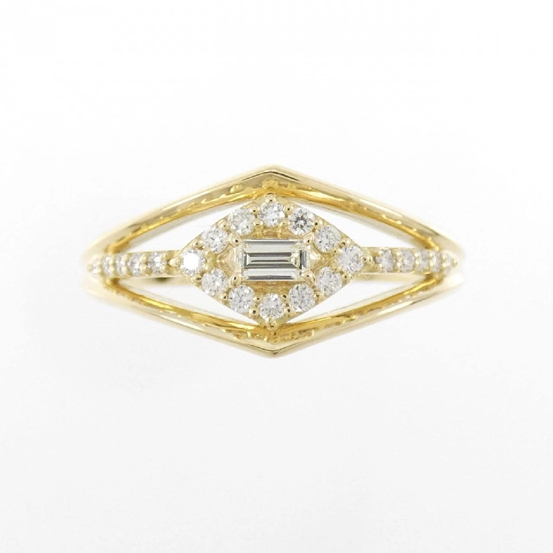 【Sản phẩm mới】Nhẫn kim cương K18YG 0.20CT 672797