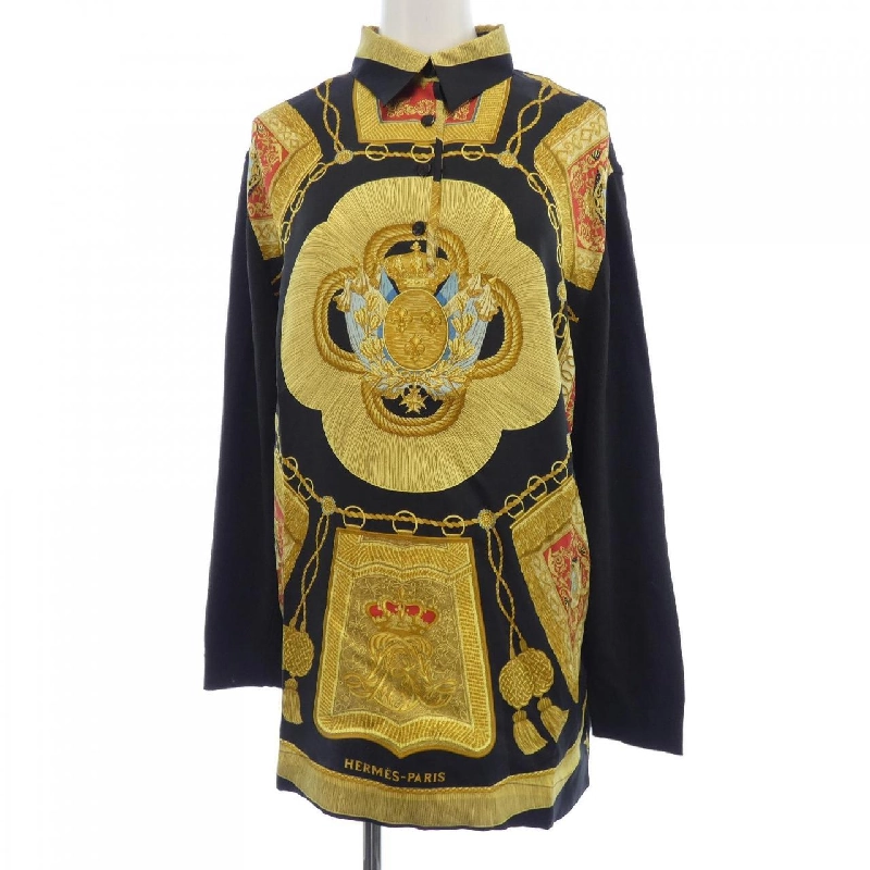 HERMES POSTE ET CAVALERIE Tơ lụa. Áo - Hàng hiệu Chính hãng 824127
