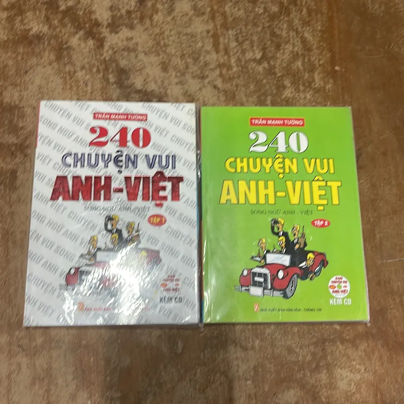 240 CHUYỆN VUI ANH - VIỆT ( hai tập kèm CD ) - TRẦN MẠNH TƯỜNG 698398