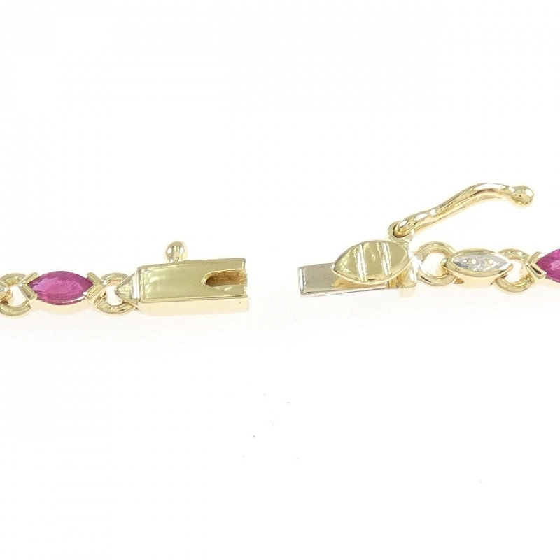 Bộ vòng tay Ruby 750YG/750WG 1.70CT - Hàng hiệu Chính hãng 869935