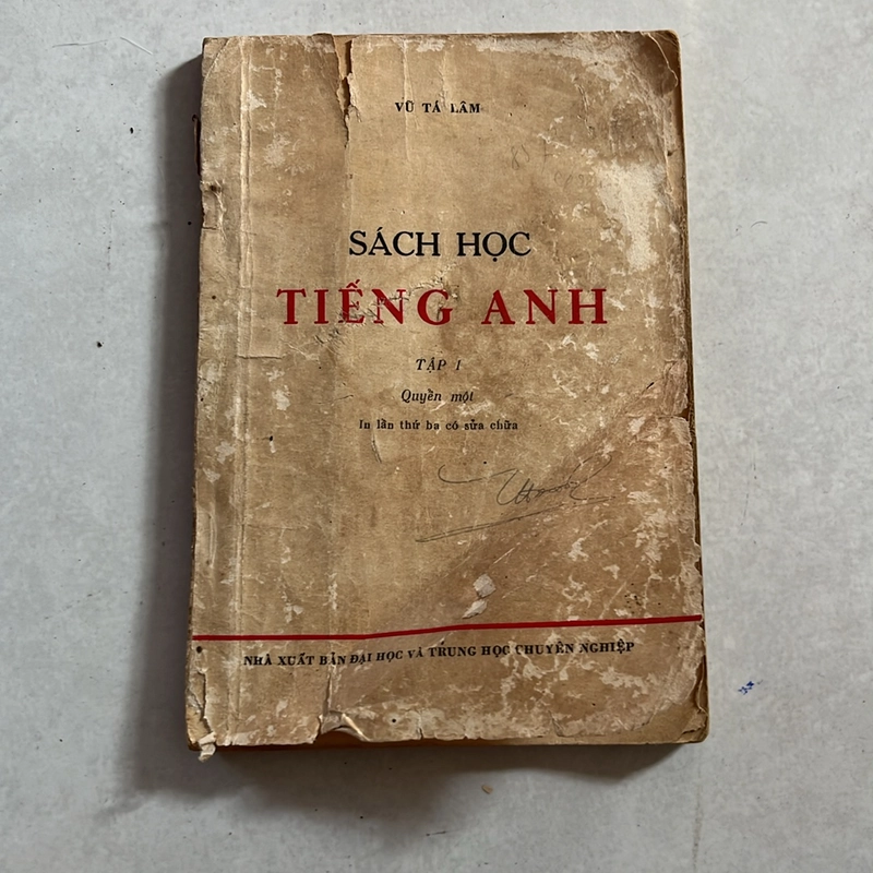 Sách học Tiếng Anh — Vũ Tá Lâm — 1973s 499119