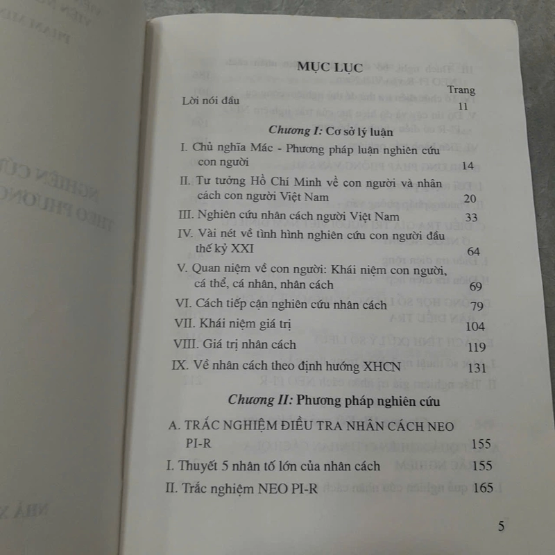 NGHIÊN CỨU GIÁ TRỊ NHÂN CÁCH THEO PHƯƠNG PHÁP NEO PI-R CẢI BIÊN - PHẠM MINH HẠC 533272