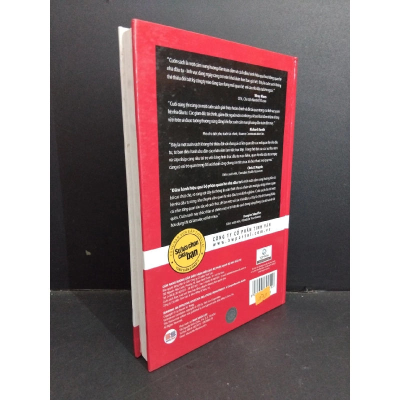 Điều hành hiệu quả bộ phận quan hệ nhà đầu tư mới 90% bìa cứng 2011 HCM0612 Steven M.Bragg DANH NHÂN 923328