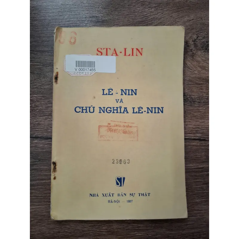 Lê-nin và Chủ nghĩa Lê-nin - Sta-lin (J.V. Stalin) 710339