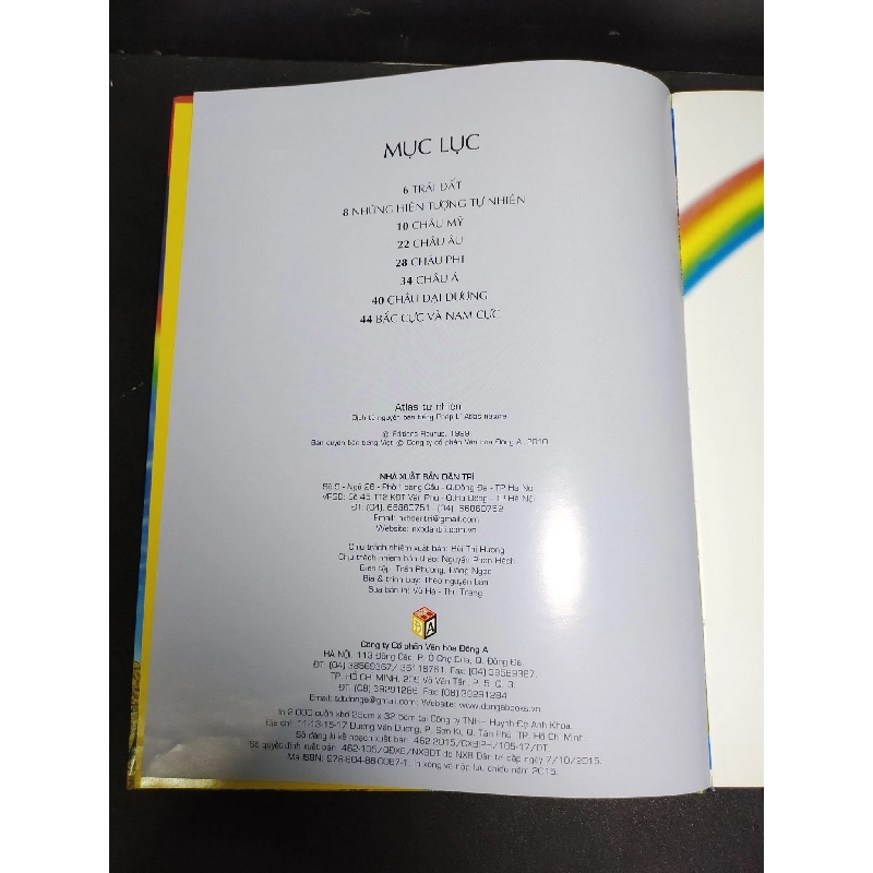 Atlas tự nhiên mới 85% HCM0411 912338