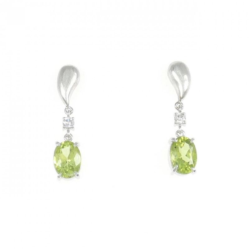 Bông tai Peridot 750WG/K18WG 1.70CT - Hàng hiệu Chính hãng 868591