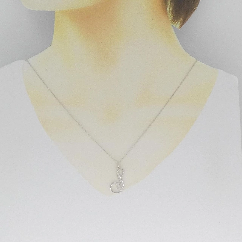 K18WG Dây chuyền kim cương - Hàng hiệu Authentic 861986