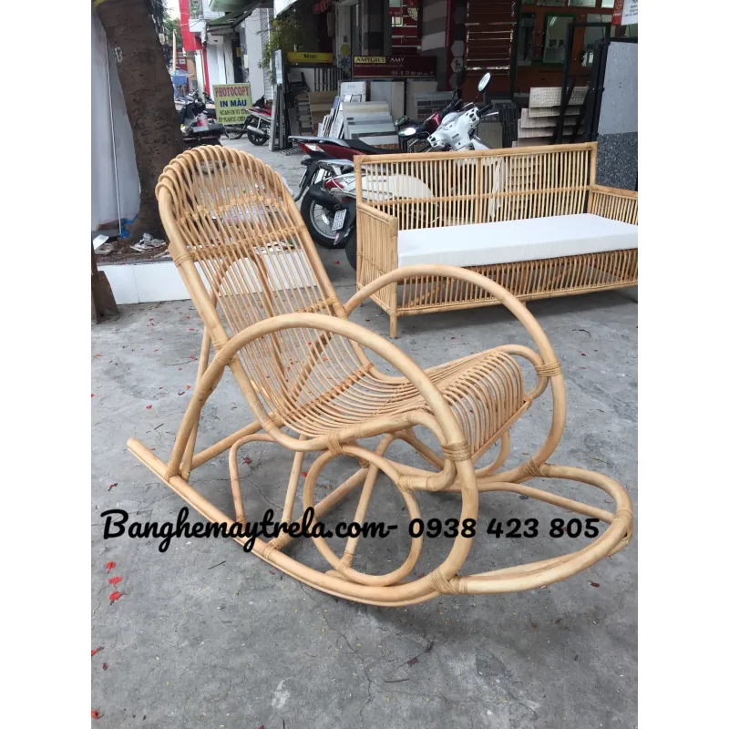 Ghế bập bênh mây hiện đại 751421