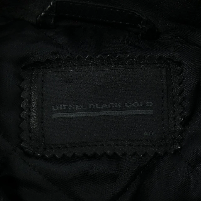 DIESEL BLACK GOLD Áo khoác da biker - Hàng hiệu Authentic 895585