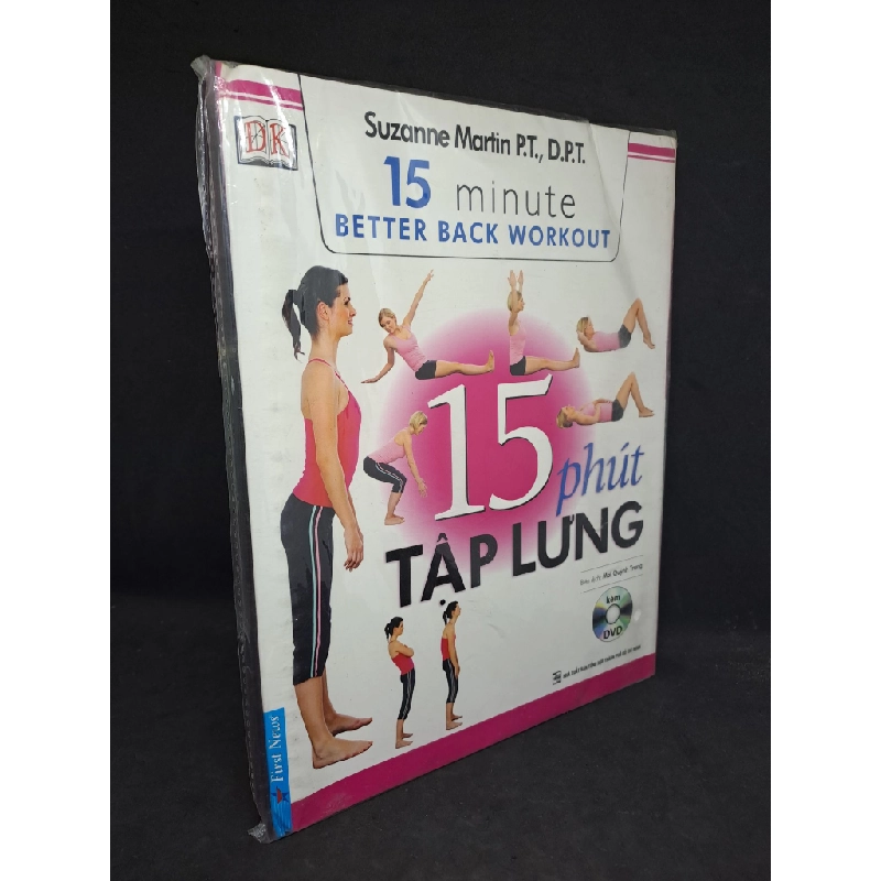 15 phút tập lưng sách lò xo tặng kèm CD mới 90% HPB.HCM1808 324033